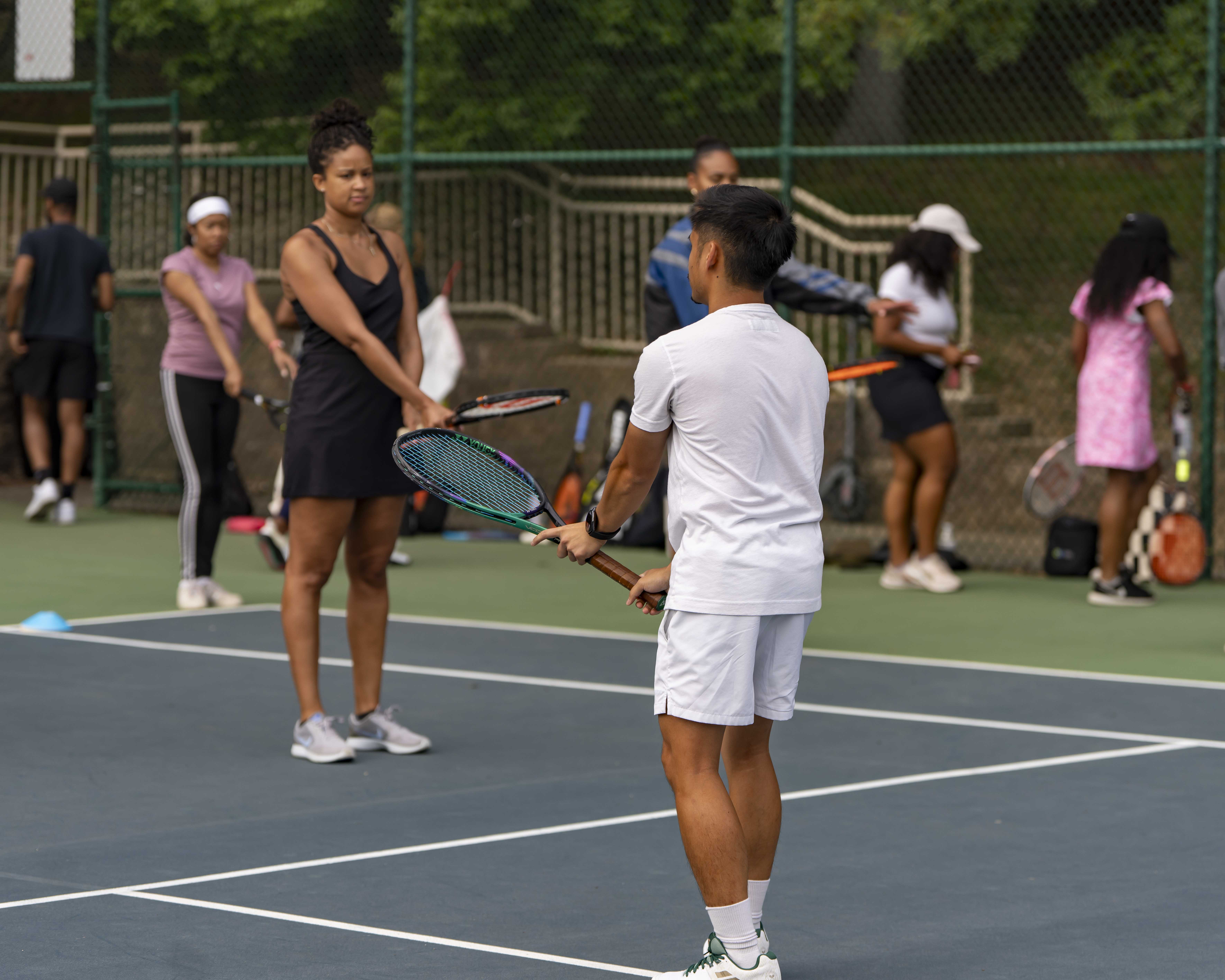 Coach Austin on court